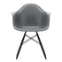 Cadeira de Braços Plástica Eames DAW / Base Ácer Preto